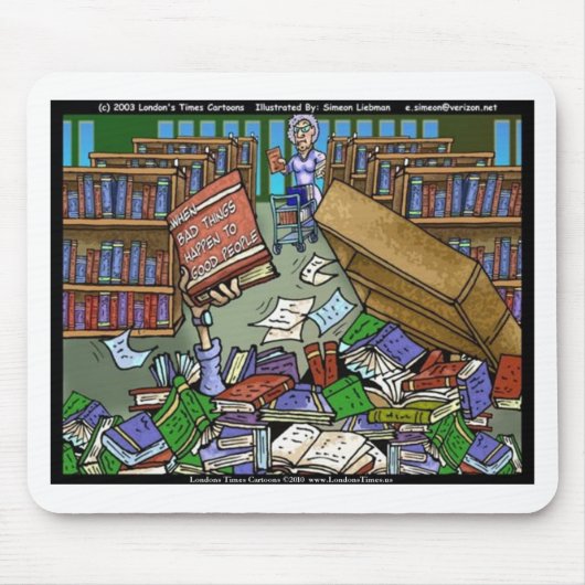 Slechte dingen gebeuren grappige cadeautjes voor T Muismat (Voorkant)