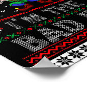 Slechte Elf Lelijke Kerst Voor Elfenliefhebber Poster (Hoek)