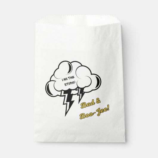 Slechte en Boo-jee gunst Bedankzakje (Voorkant)