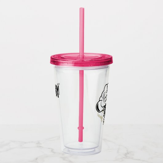 Slechte en Boo-jee reizen Acryl Drinkbeker (Rechts)