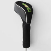 Slechte en Boozy St. Patricks Dag Golfheadcover (Schuin)