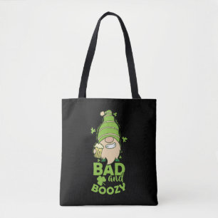 Slechte en Boozy St. Patricks Dag Tote Bag
