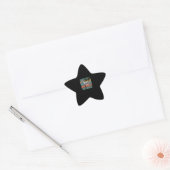 Slechte ezel Meme | Schattigee Donkey Lover Gifts Ster Sticker (Envelop)