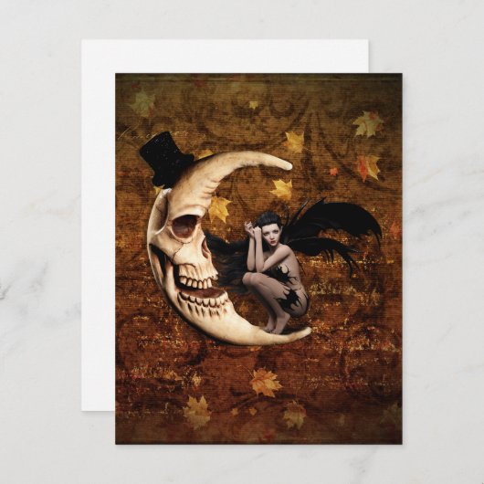 Slechte fee lege kerstkaart (Voorkant / Achterkant)