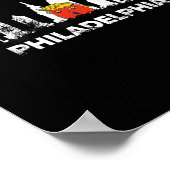 Slechte gebeurtenis Philadelphia Halloween Spooky  Poster (Hoek)