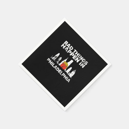 Slechte gebeurtenis Philadelphia Halloween Spooky  Servet (Hoek)