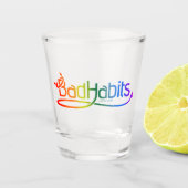 Slechte gewoonten Denver Rainbow Shot Glass Shot Glas (Voorkant)
