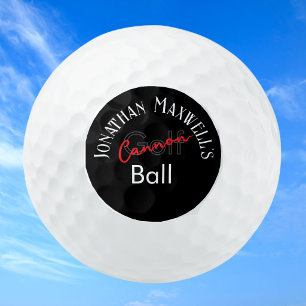 Slechte Golfer Aangepaste Namen Vet Schrift Grappi Golfballen