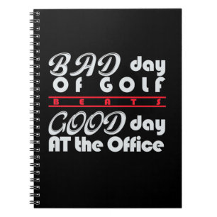 Slechte Golfer-dag Notitieboek