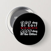 Slechte Golfer-dag Ronde Button 7,6 Cm (Voorkant /achterkant)