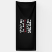 Slechte Golfer-dag Spandoek (Verticaal)