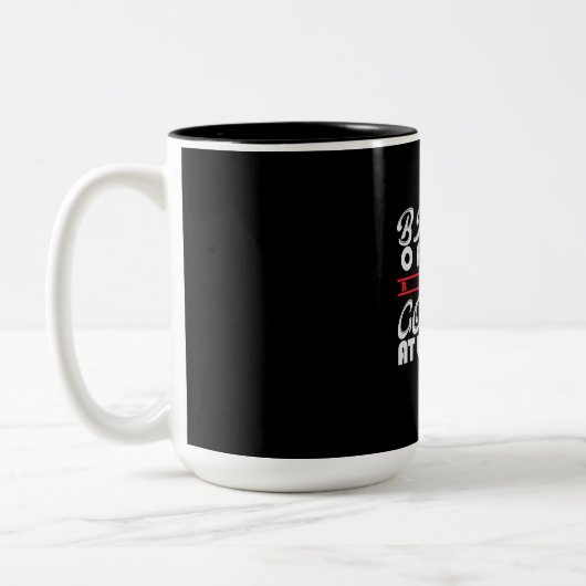 Slechte Golfer-dag Tweekleurige Koffiemok (Links)
