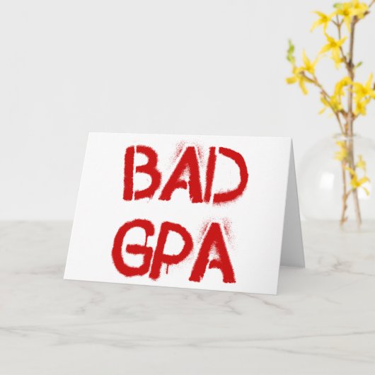 Slechte GPA Kaart (Gele Bloem)