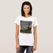 Slechte grafitti op begraafplaatsen Grappig T-shirt (Voorkant volledig)