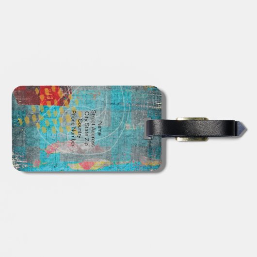 Slechte haardag ( achteraan) bagagelabel (Achterkant horizontaal)