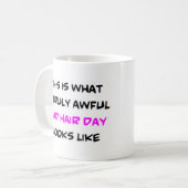 slechte haardag koffiemok (Voorkant links)