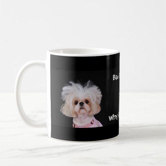 Slechte haardag? koffiemok (Links)