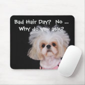 Slechte haardag? muismat (Met muis)