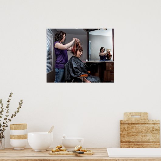 Slechte haardag poster (Keuken)