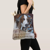 Slechte haarhondenbroomtas tote bag (Dichtbij)