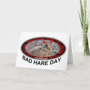 Slechte Haas Dag Kaart