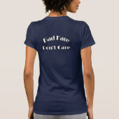 Slechte haas met gebladerte t-shirt (Achterkant)