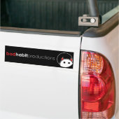 Slechte habitat produceert bumpersticker (Op Truck)