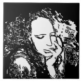 Slechte habitat tegeltje (Voorkant)