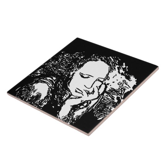 Slechte habitat tegeltje (Zijkant)