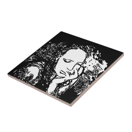 Slechte habitat tegeltje (Zijkant)