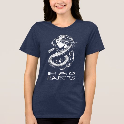 Slechte habitats Tri-Blend shirt (Voorkant)