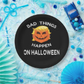 Slechte Halloween grappige Trumpkin voor je vriend Papieren Bordje (Feest)