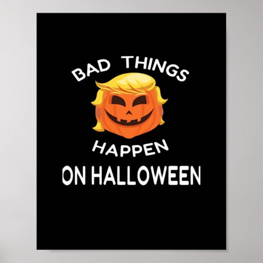 Slechte Halloween grappige Trumpkin voor je vriend Poster (Voorkant)