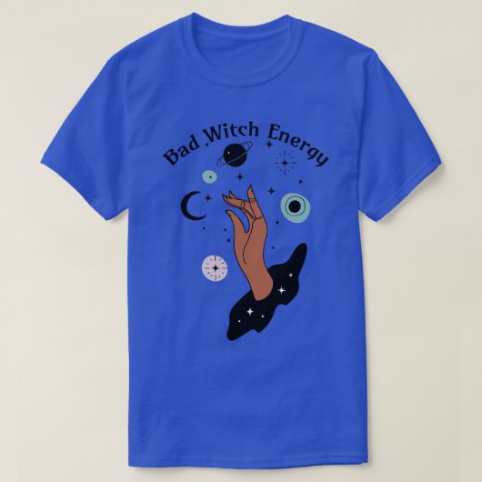 Slechte Heks Energie Halloween 1 T-shirt (Design voorkant)