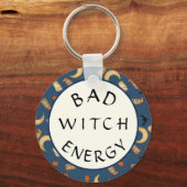 Slechte Heks Energie Hemelse Halloween Sleutelhang Sleutelhanger (Voorkant)