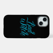 SLECHTE HEKS grappig halloween iPhone 15 Case (Achterkant horizontaal)