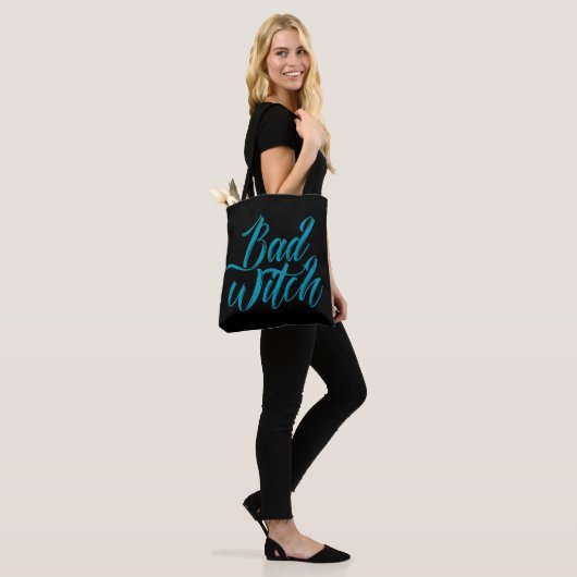 SLECHTE HEKS grappig halloween Tote Bag (Op model)