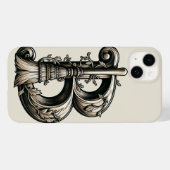 Slechte Heks Hekserige Bezem Letter B Aangepaste I Case-Mate iPhone Case (Achterkant (horizontaal))