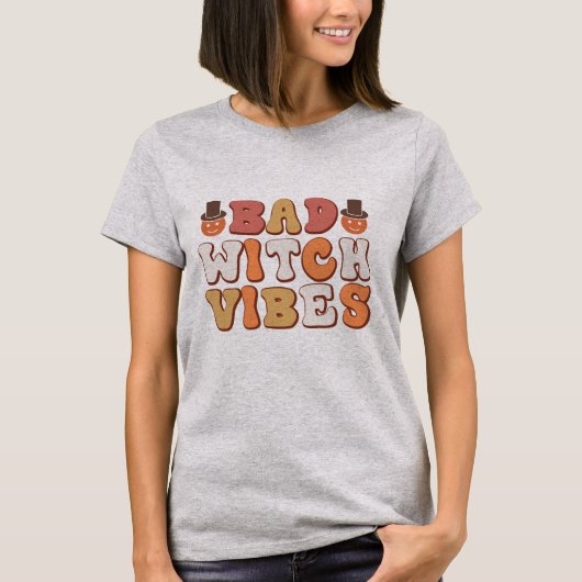 Slechte Heks Vibes - Halloween T-shirt (Voorkant)