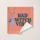 Slechte heks vibes heksenhanden bad handdoek (Wasdoekje)