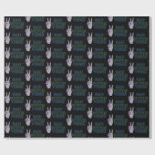 Slechte heks vibes heksenhanden cadeaupapier (Vlak)