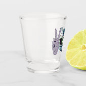 Slechte heks vibes heksenhanden shot glas (Links)