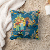 Slechte heks, vogelverschrikker en leeuwenpatroon kussen (Deken)