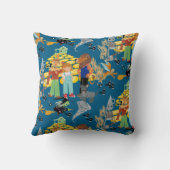 Slechte heks, vogelverschrikker en leeuwenpatroon kussen (Achterkant)