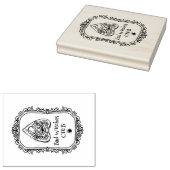 Slechte heksen Halloween Rubberstempel (Gestempeld)