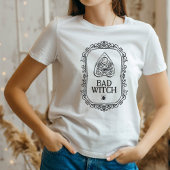 Slechte heksentypografie Funky Halloween T-shirt