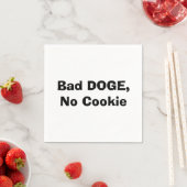 Slechte hond, geen koekje servet (Insitu)