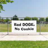 Slechte hond, geen koekje spandoek (Insitu)