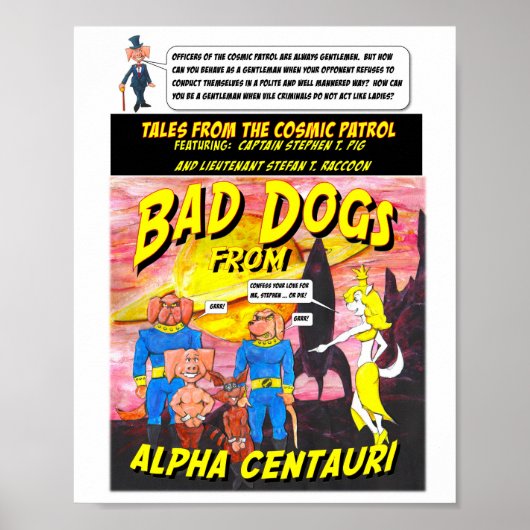 Slechte honden van Alpha Centauri Poster (Voorkant)