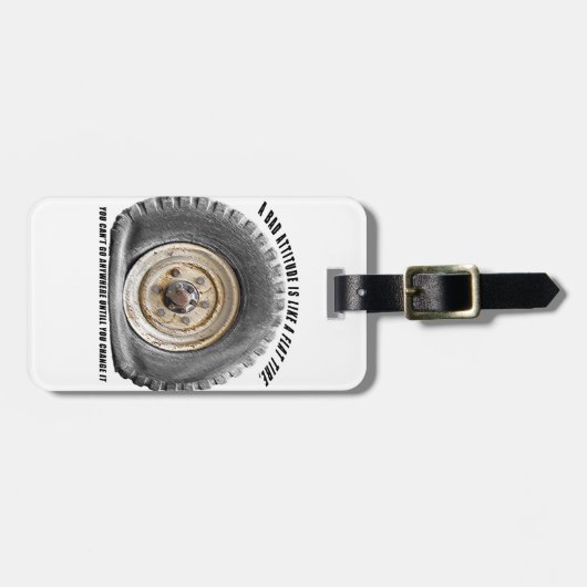 Slechte hoogte als platte band bagagelabel (Voorkant horizontaal)